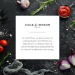 Cole & Mason H332293 Derwent Black Wood Salt and Pepper Mills, Gourmet Precision+, Ajuste de Molienda, Haya Teñida/Acríl