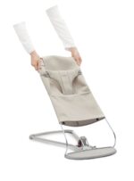 BabyBjörn Asiento de tela Bouncer Bliss, 3D-Jersey, beige claro