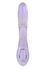 Nuevo Playboy Pleasure Bumping Bunny recargable empuje calentamiento de silicona doble estimulación impermeable conejo v