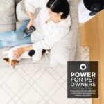 Purificador de aire para mascotas Shark HP102PET Clean Sense filtro HEPA 500 pies cuadrados captura caspa pelo alérgenos