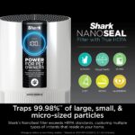 Purificador de aire para mascotas Shark HP102PET Clean Sense filtro HEPA 500 pies cuadrados captura caspa pelo alérgenos