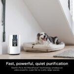 Purificador de aire para mascotas Shark HP102PET Clean Sense filtro HEPA 500 pies cuadrados captura caspa pelo alérgenos