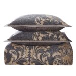 Waterford Everett 6PAEVRTW18303QU juego de edredón Queen 6 piezas gris
