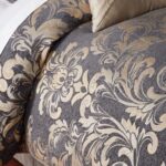 Waterford Everett 6PAEVRTW18303QU juego de edredón Queen 6 piezas gris