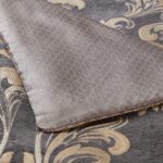 Waterford Everett 6PAEVRTW18303QU juego de edredón Queen 6 piezas gris