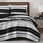 Juego de edredón Twin Brentwood Stripe Pem America 783048218698 2 piezas