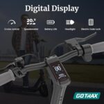 Gotrax ECLIPSE Series Electric Scooter for Adults, Max 25/38 Mile Range 20Mph Speed 500w Motor, 10" Tire, Bright Headlig