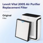 Purificador de aire LEVOIT Vital 200S con WiFi filtros lavables y monitor de calidad del aire para habitación grande