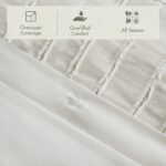 Edredon jacquard rayas boho Madison Park E&E Co Ltd DBA JLA Home MPS10-497 algodon king extragrande con funda extraible