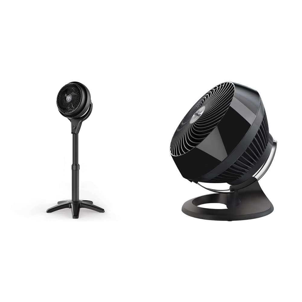 Version 1.0.0 Paquete Ventiladores Circuladores Vornado 602 Pedestal 3 Velocidades Altura Ajustable 33-43 Pulgadas y 660 Grande para T