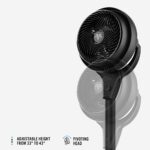 Paquete Ventiladores Circuladores Vornado 602 Pedestal 3 Velocidades Altura Ajustable 33-43 Pulgadas y 660 Grande para T