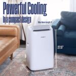 Aire acondicionado portátil Westinghouse WPAC14000s 14000 BTU deshumidificador integrado enfría hasta 65 metros cuadrado