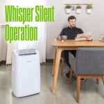 Aire acondicionado portátil Westinghouse WPAC14000s 14000 BTU deshumidificador integrado enfría hasta 65 metros cuadrado