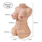 Jaspik - Muñeca sexual vibratoria de succión automática – Muñecas de amor realistas de torso femenino masturbador mascul