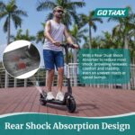 Gotrax APEX Series Electric Scooter for Adults, Max Mile and Mph Speed Motor, 8.5" Solid Tires, Long Life Battery Bright