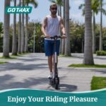 Gotrax APEX Series Electric Scooter for Adults, Max Mile and Mph Speed Motor, 8.5" Solid Tires, Long Life Battery Bright