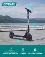 Gotrax APEX Series Electric Scooter for Adults, Max Mile and Mph Speed Motor, 8.5" Solid Tires, Long Life Battery Bright
