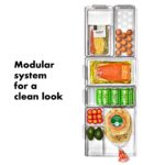 Juego de recipientes y organizador de refrigerador OXO Good Grips 18 piezas contenedores POP blancos y organizadores de
