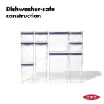 Juego de recipientes y organizador de refrigerador OXO Good Grips 18 piezas contenedores POP blancos y organizadores de