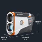Bushnell Golf Tour V6 Shift Laser Rangefinder with Slope Compensation, 1300-Yard Range, Flag Lock Vibration, Magnetic Ca