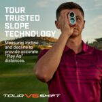 Bushnell Golf Tour V6 Shift Laser Rangefinder with Slope Compensation, 1300-Yard Range, Flag Lock Vibration, Magnetic Ca