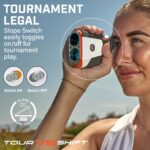 Bushnell Golf Tour V6 Shift Laser Rangefinder with Slope Compensation, 1300-Yard Range, Flag Lock Vibration, Magnetic Ca