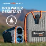 Bushnell Golf Tour V6 Shift Laser Rangefinder with Slope Compensation, 1300-Yard Range, Flag Lock Vibration, Magnetic Ca