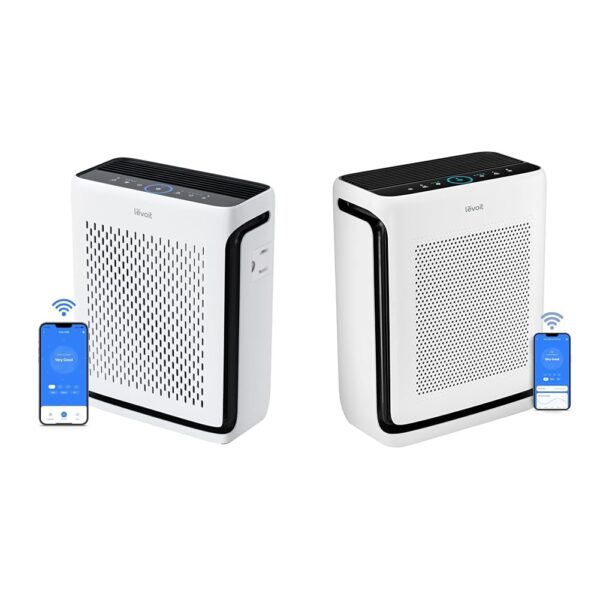 Paquete Purificadores de Aire LEVOIT Vital 100S hasta 1110 Pies Cuadrados y Vital 200S hasta 1900 Pies Cuadrados Monitor