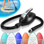 SereneLife Paquete de tabla inflable de remo de pie (6 pulgadas de grosor) con accesorios de SUP prémium