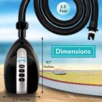 SereneLife Paquete de tabla inflable de remo de pie (6 pulgadas de grosor) con accesorios de SUP prémium