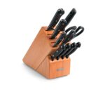 Juego de cuchillos de cocina con bloque Wüsthof Gourmet 1095071004 de madera de haya 11 piezas
