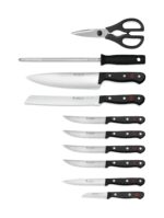 Juego de cuchillos de cocina con bloque Wüsthof Gourmet 1095071004 de madera de haya 11 piezas