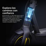 Scooter eléctrico Segway Ninebot Serie MAX para adultos, 22-28 MPH, hasta 50 millas de alcance, suspensión doble, certif