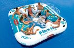 Isla flotante inflable recreativa SportsStuff Isla Fiesta para alberca y playa