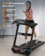 Cinta de Correr Plegable SPORTY&FIT 4.0 HP 400 Libras Sin Montaje Monitor LCD 0.6-8.7 MPH