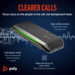 Poly Sync 40 Altavoz Inteligente con Conferencia (Plantronics) - Espacios de Trabajo Flexibles - Conéctate a PC/Mac a tr