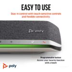 Poly Sync 40 Altavoz Inteligente con Conferencia (Plantronics) - Espacios de Trabajo Flexibles - Conéctate a PC/Mac a tr