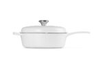 Cacerola Cassadou Le Creuset Signature 21079026010041 Hierro Fundido Esmaltado Blanco 3.75 Cuartos