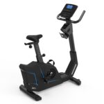 Bicicleta Estática Vertical Horizon Fitness 5.0U resistencia magnética 100 niveles Bluetooth FTMS asiento acolchado marc