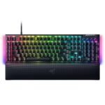 Teclado Mecánico Razer BlackWidow V4 RZ03-04690200-R3U1 Interruptores Verdes Chroma RGB 6 Teclas Macro Reposamuñecas Mag