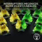 Teclado Mecánico Razer BlackWidow V4 RZ03-04690200-R3U1 Interruptores Verdes Chroma RGB 6 Teclas Macro Reposamuñecas Mag