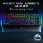 Teclado Mecánico Razer BlackWidow V4 RZ03-04690200-R3U1 Interruptores Verdes Chroma RGB 6 Teclas Macro Reposamuñecas Mag