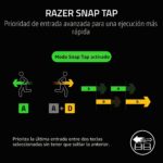 Teclado Mecánico Razer BlackWidow V4 RZ03-04690200-R3U1 Interruptores Verdes Chroma RGB 6 Teclas Macro Reposamuñecas Mag