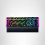 Teclado Mecánico Razer BlackWidow V4 RZ03-04690200-R3U1 Interruptores Verdes Chroma RGB 6 Teclas Macro Reposamuñecas Mag