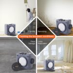 Depurador de aire VEVOR ZHP2301-800 800 CFM filtración 3 etapas MERV10 carbón H13 HEPA uso doméstico industrial y comerc