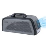 Aire acondicionado portátil para auto y exteriores sunjoy IceCove 2500 BTU 250W 25.5VDC 2 velocidades 3 modos de luz