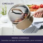 Batería de cocina Circulon Meyer 89334 Premier Professional juego de ollas y sartenes antiadherentes de aluminio anodiza