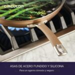 Batería de cocina Circulon Meyer 89334 Premier Professional juego de ollas y sartenes antiadherentes de aluminio anodiza