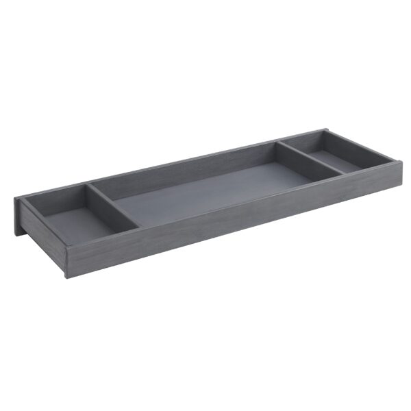 Soho Baby 49065570 Ellison Premium - Cambiador para aparador de 6 cajones, cepillo de alambre con acabado gris ceniza