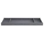 Soho Baby 49065570 Ellison Premium - Cambiador para aparador de 6 cajones, cepillo de alambre con acabado gris ceniza